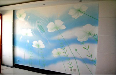 崇左画墙绘怎么画好白云的蓬松感?