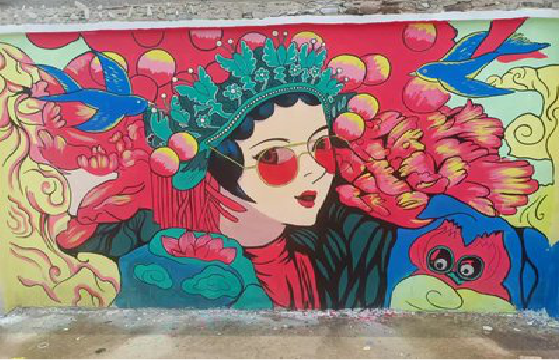 崇左墙体彩绘-网红墙