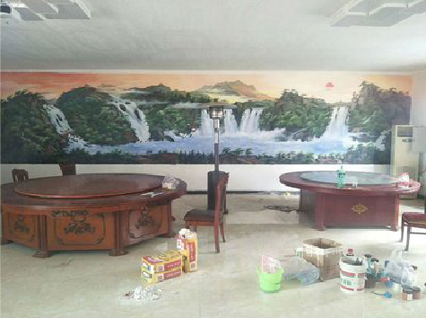 崇左墙绘-写实风景