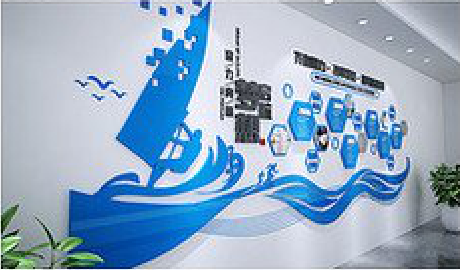 崇左海浪主题文化墙如何设计？