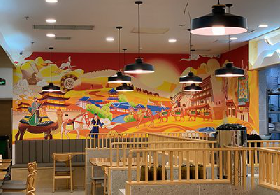 崇左商业空间彩绘介绍。