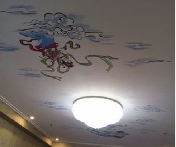 崇左如何快速绘制天花板上的手绘墙?